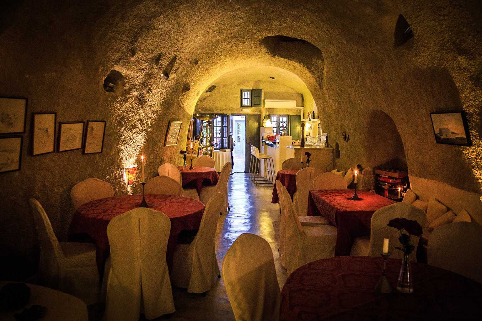  Photo of a wine bar interior, Santorini by Rick McEvoy Travel Photographer 
