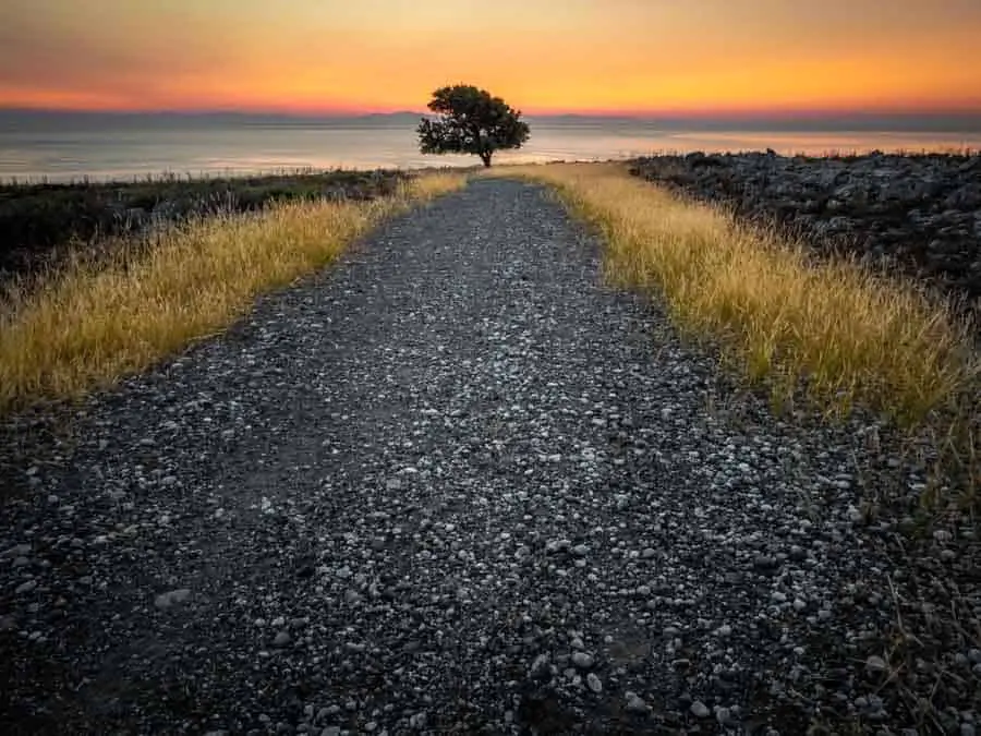 Sunrise photo taken on the Greek Island of Rhodes using my Olympus OM-D EM5 Mk 2 camera