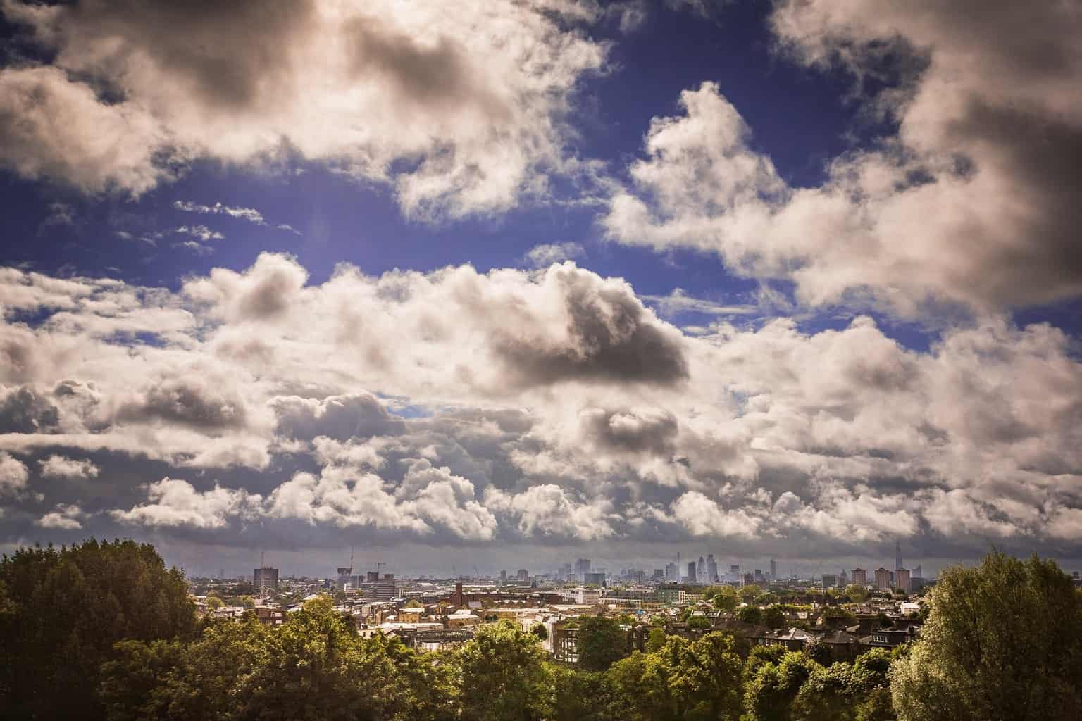  Picture of the London skyline viewed from Primrose Hill 