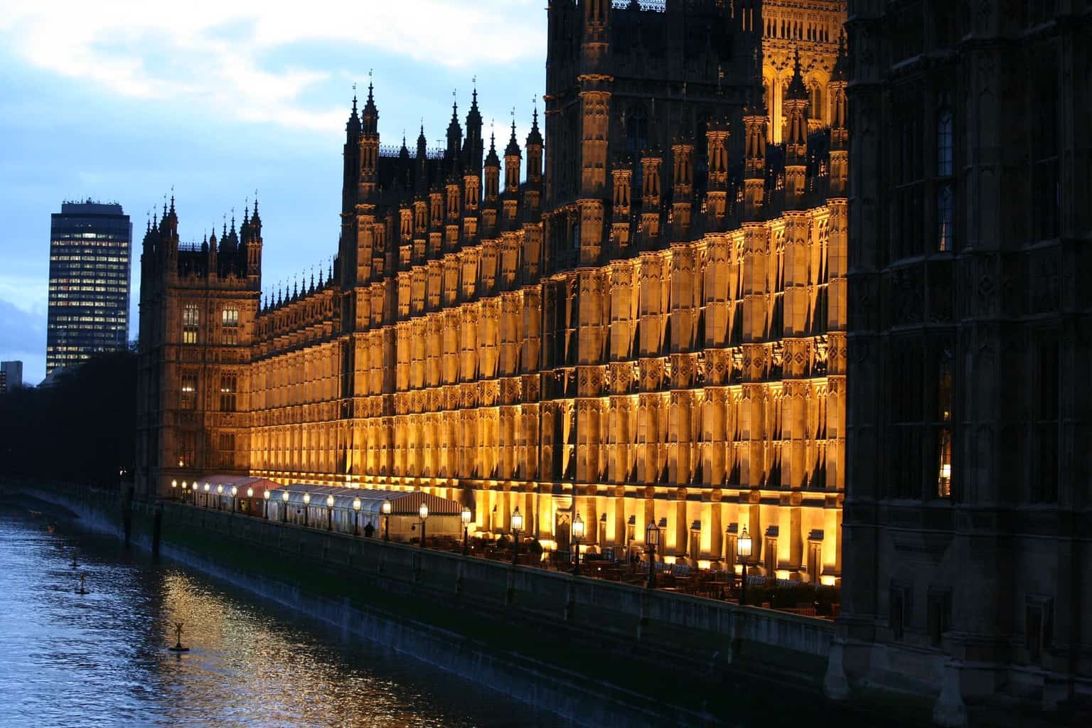  Picture of the Palace of Westminster in London, the world famous London landmark 