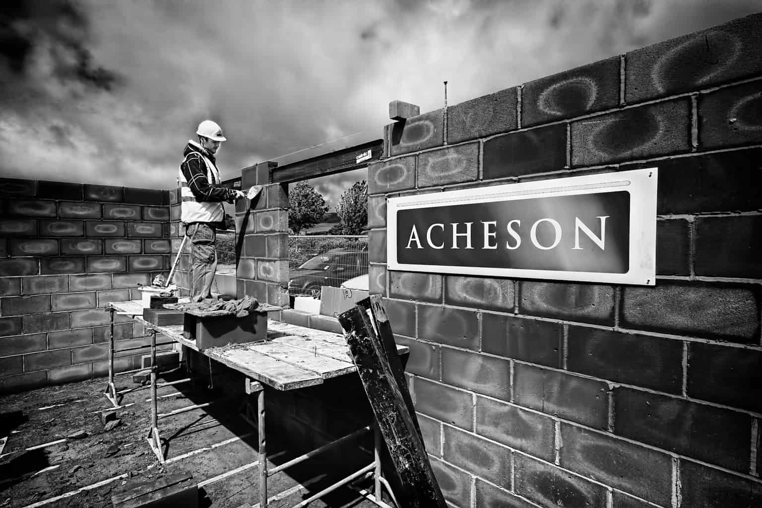  Acheson Construction site, Corfe Castle, Dorset 