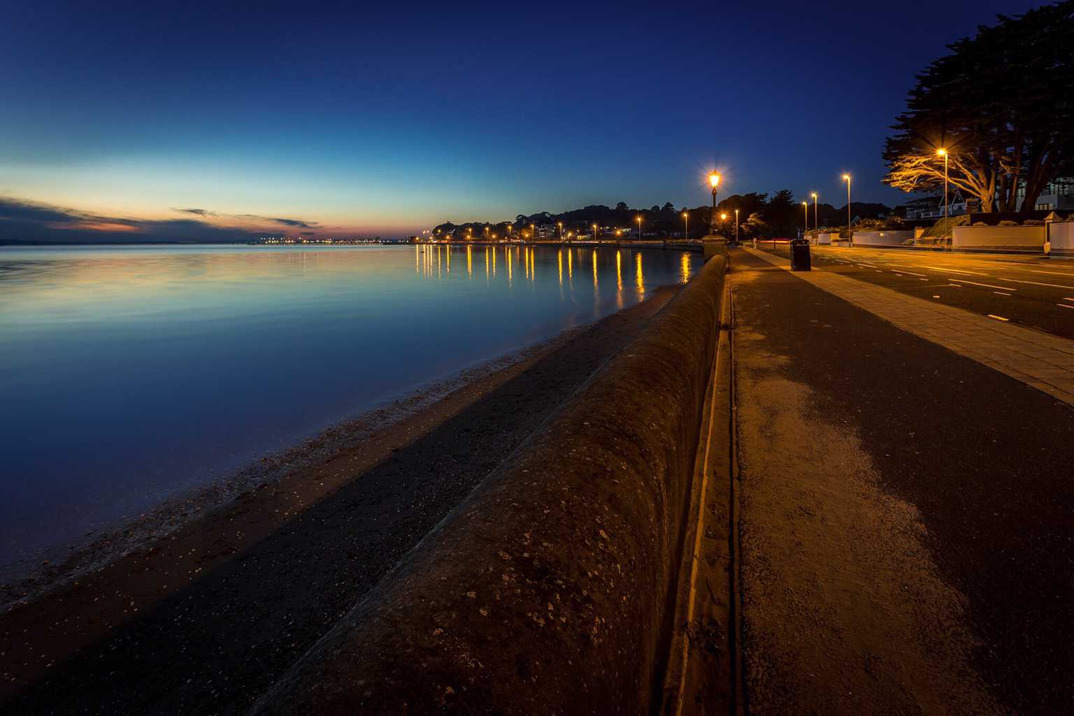  Sandbanks in the blue hour by Rick McEvoy Dorset photographer 