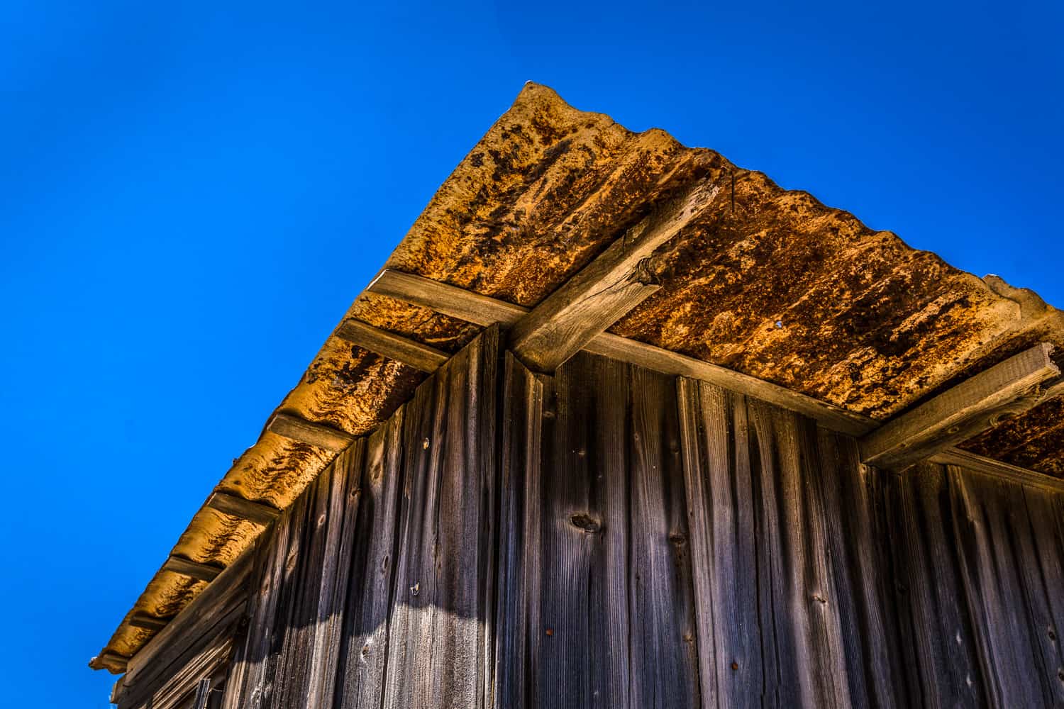  Picture of a Rusty Hut, St Pauls Bay, Lindos, by Rick McEvoy travel photographer 