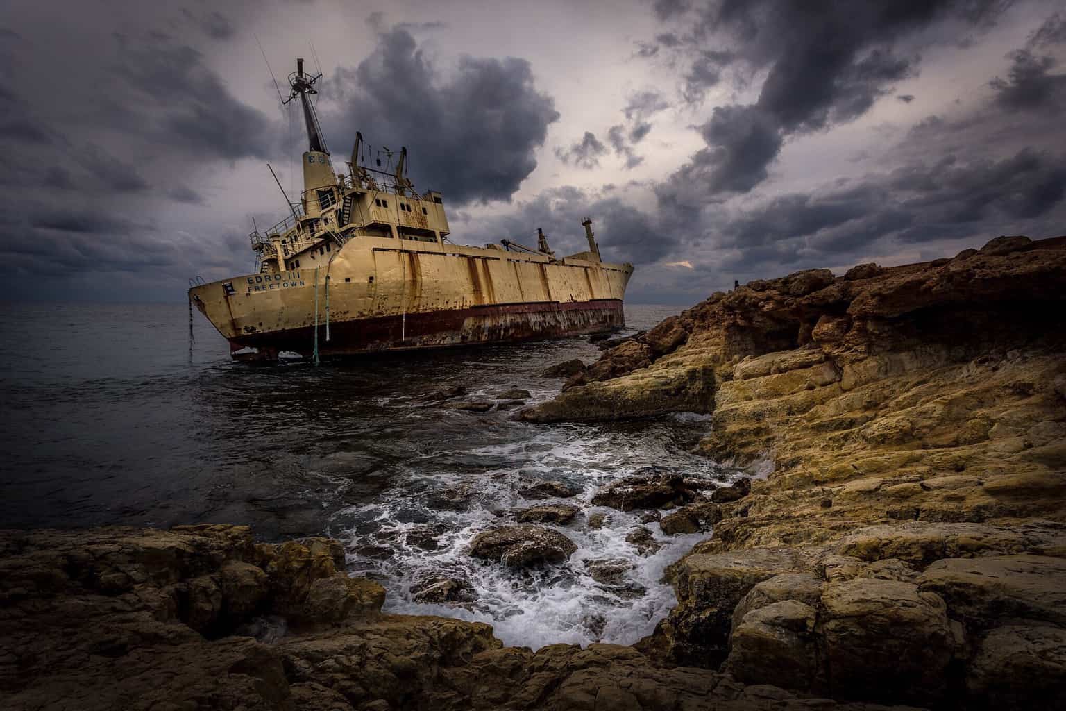  Shipwreck, Cyprus, by Rick McEvoy landscape photography   
