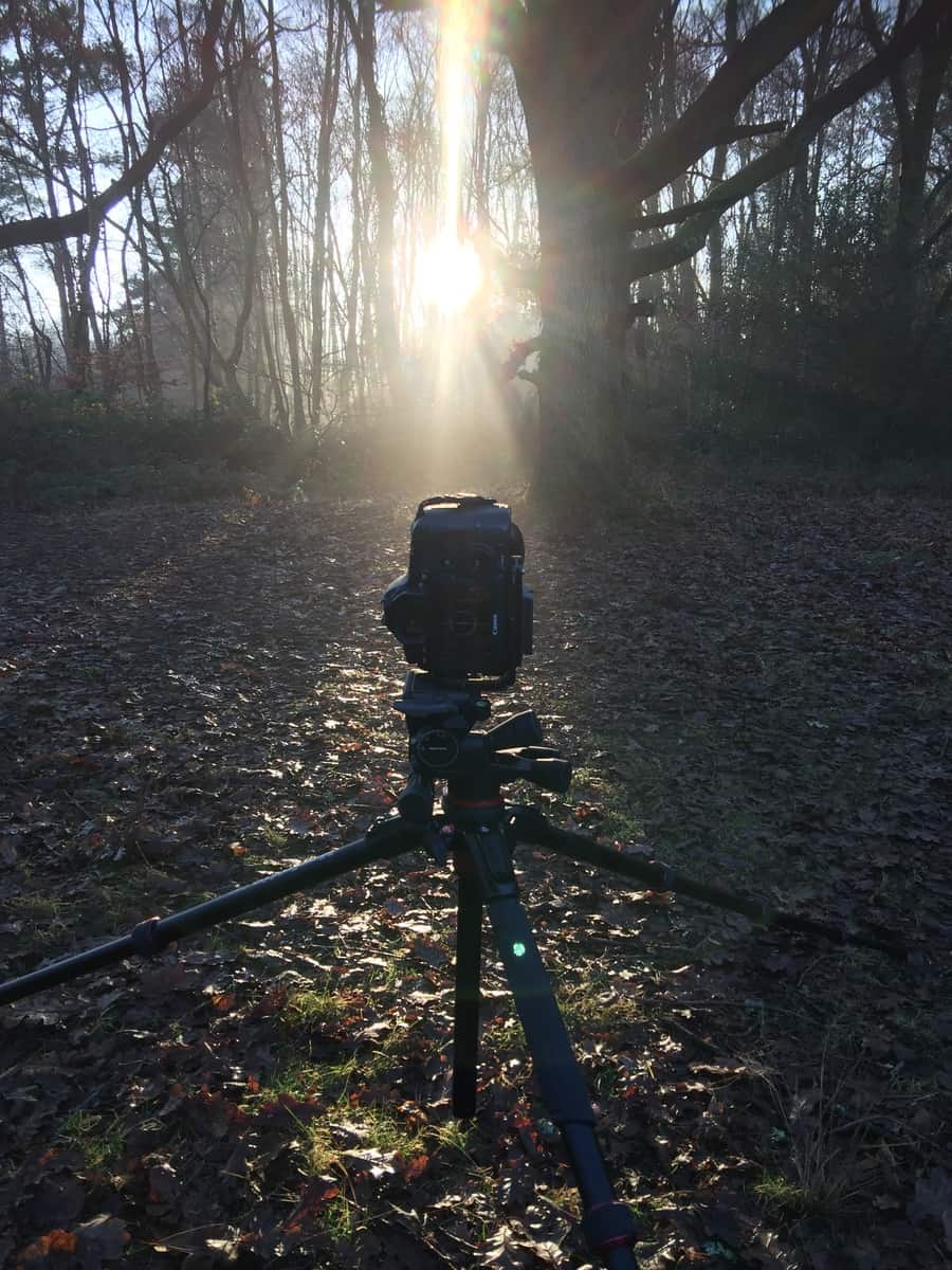  My Canon 6D on my Manfrotto Tripod 