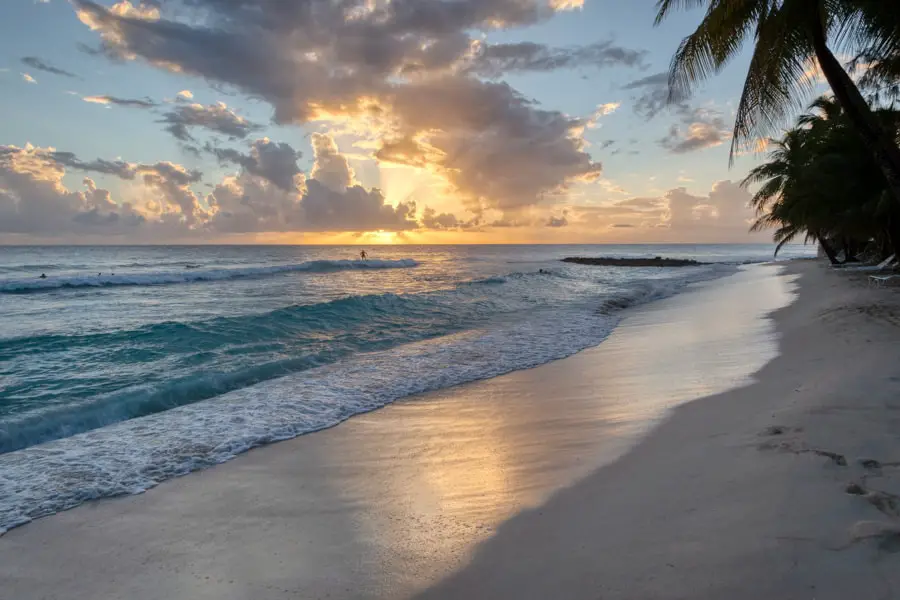  Sunset on the beach, Barbados, by Rick McEvoy travel photogrpaher 