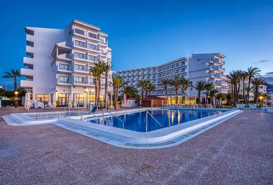 Cap Negret Hotel Altea Spain at sunrise