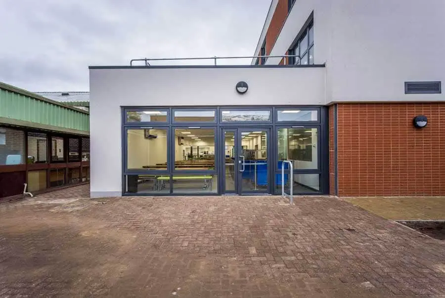  Entrance to the dining hall 