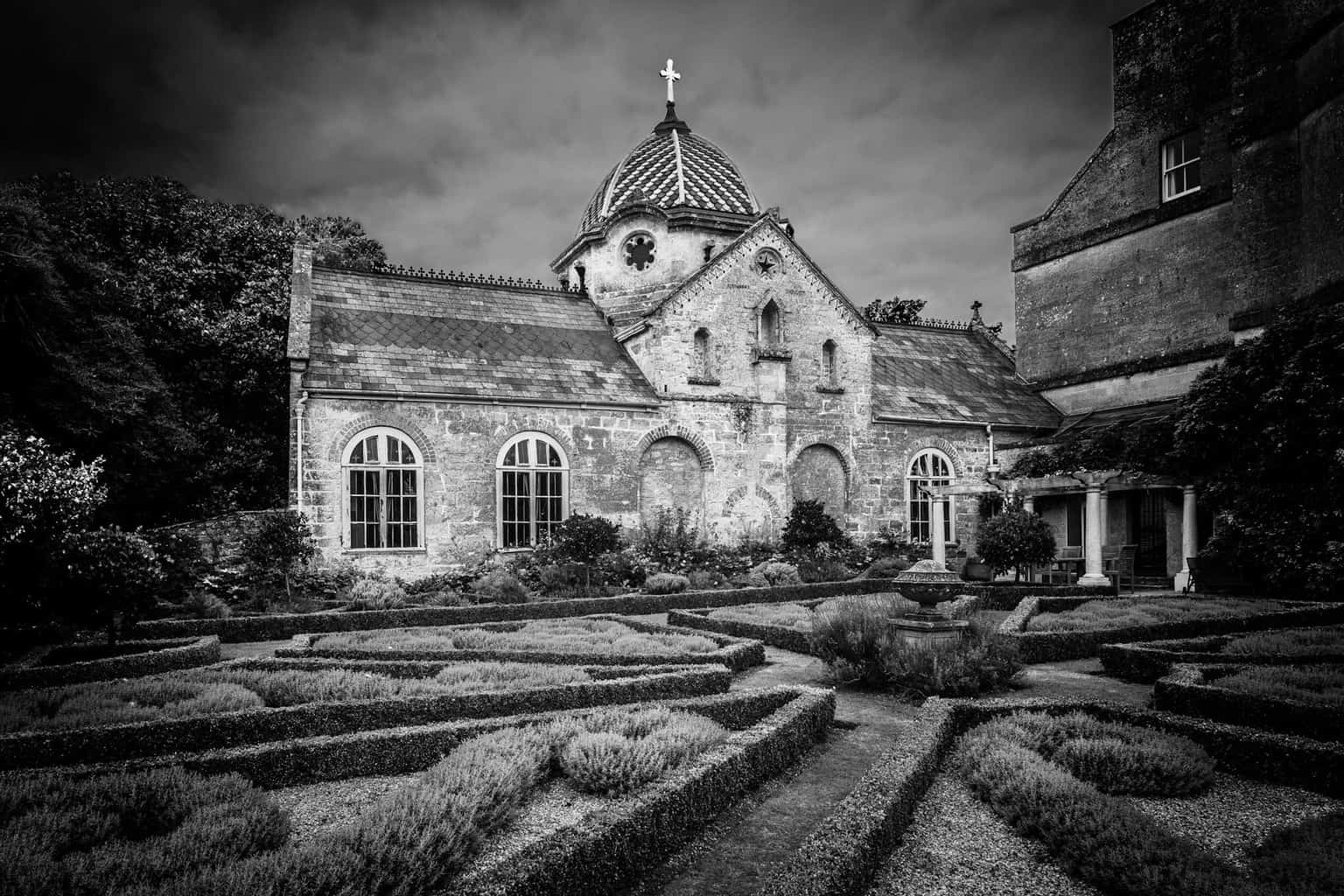  Chideock Church, Dorset. Construction photography picture of the new domed roof.  