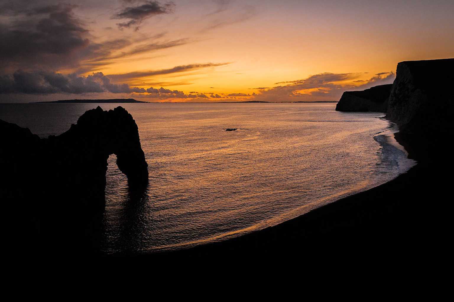  Durdle Door at sunset by Rick McEvoy Dorset Photographer 