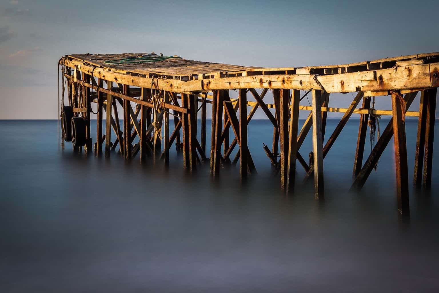  Picture of the jetty in Corfu 