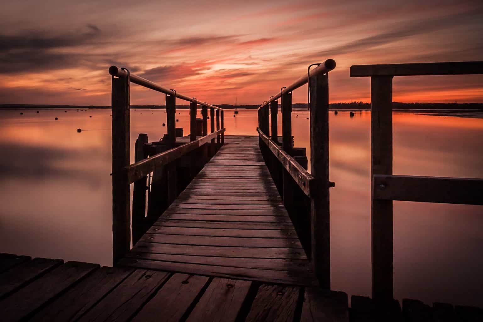  Sunset and a long exposure by Rick McEvoy Poole Photographer 