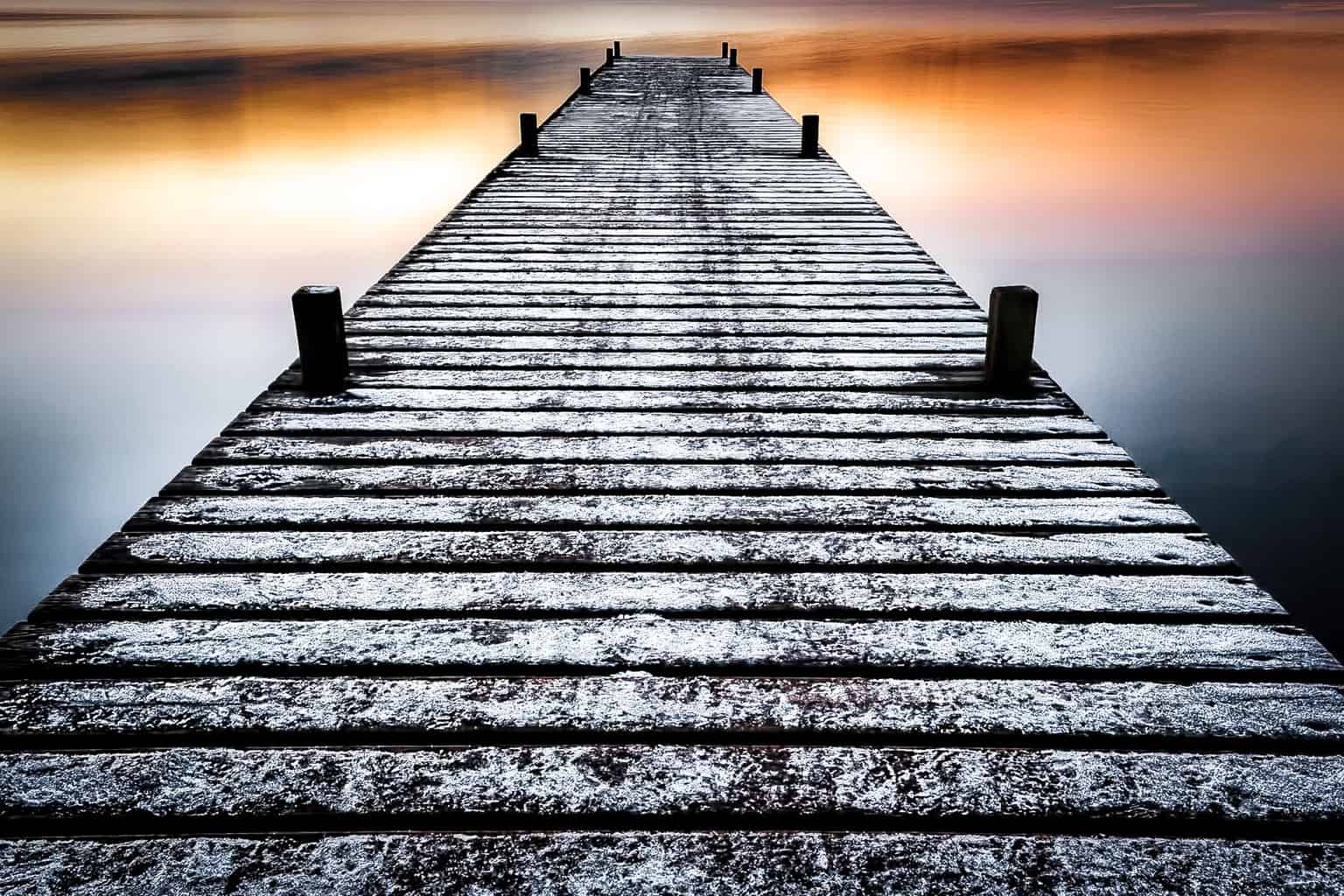 Picture of a jetty, Lake Windermere, by Rick McEvoy Landscape Photographer 