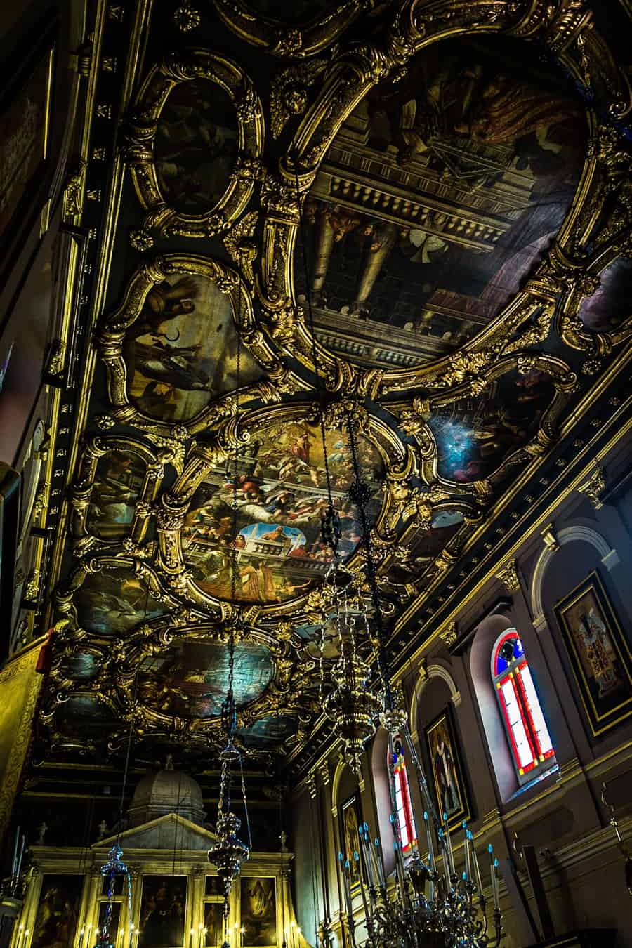  Church Ceiling, Corfu, Greece, by Rick McEvoy interior photographer 