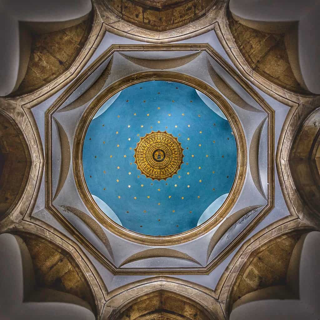  The ceiling of Chideock Church by Rick McEvoy interior photographer in Dorset 