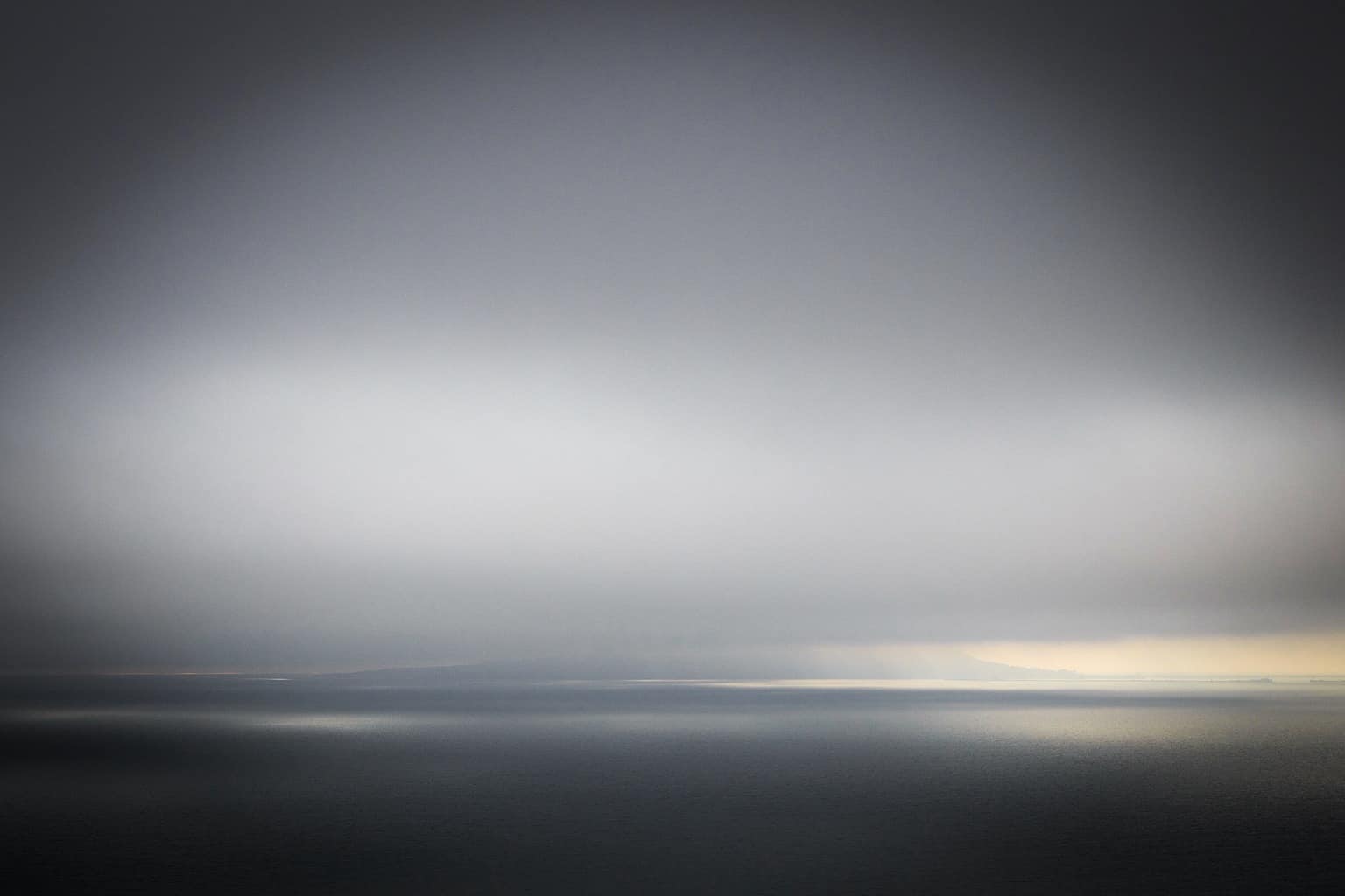  Portland in cloud by Rick McEvoy Dorset Photographer 