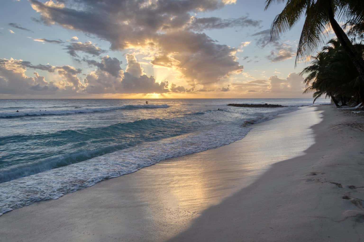 Sunset in Barbados processed using Aurora HDR 2019 
