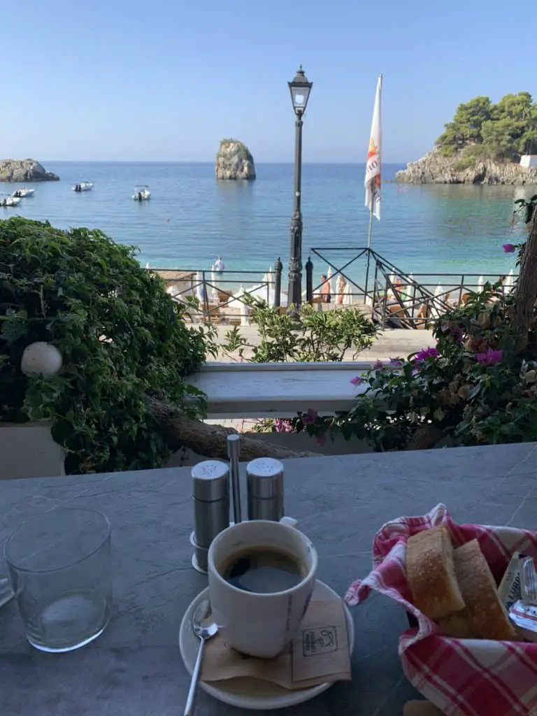 The view from The Old Garden in Parga