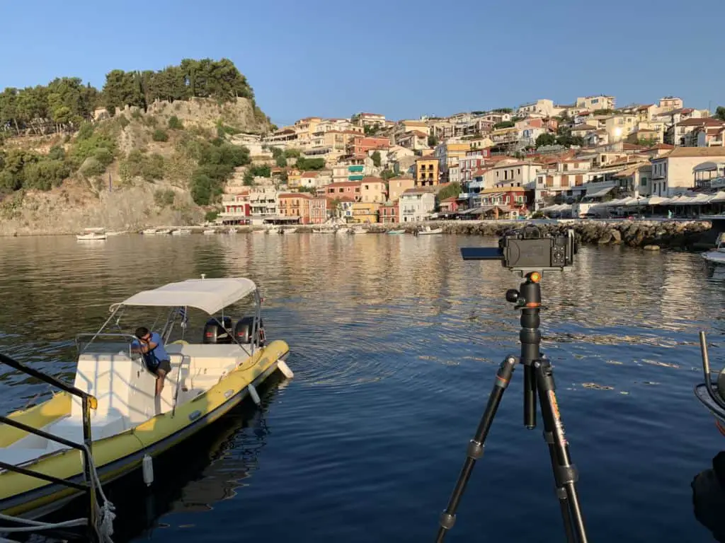 On location in Parga with the Olympus EM5 Mk 2