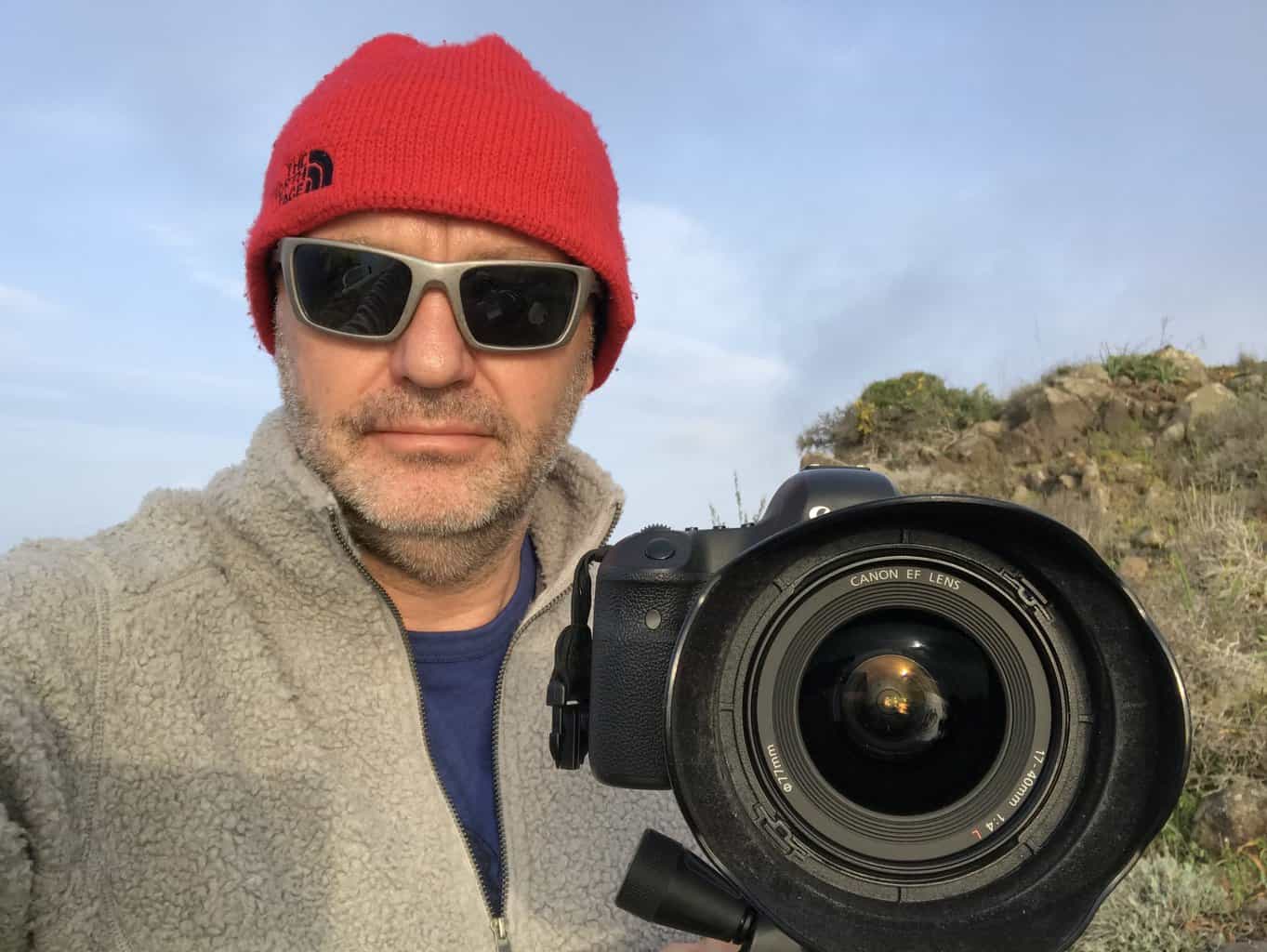  Me in Santorini loving the sunrise photography experience 