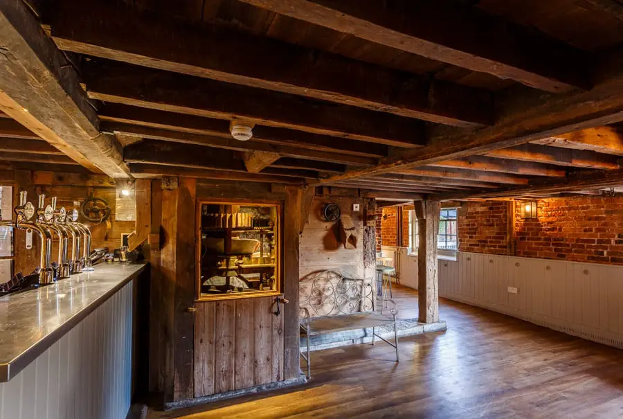  Interior picture of the bar at Sopley Mill by Rick McEvoy Photography 