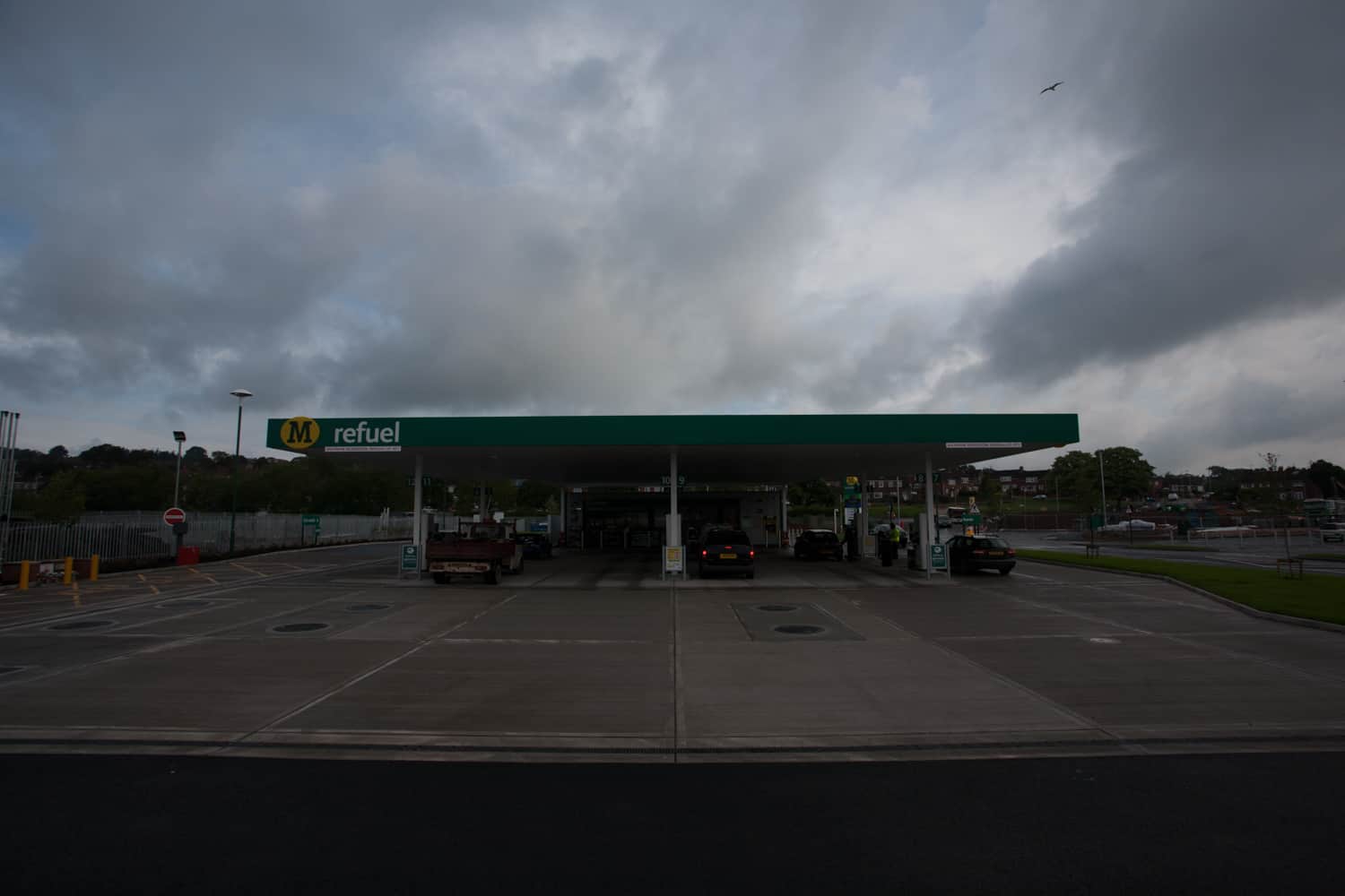  Petrol station, Morrisons, Exeter, by Industrial Photographer Rick McEvoy 
