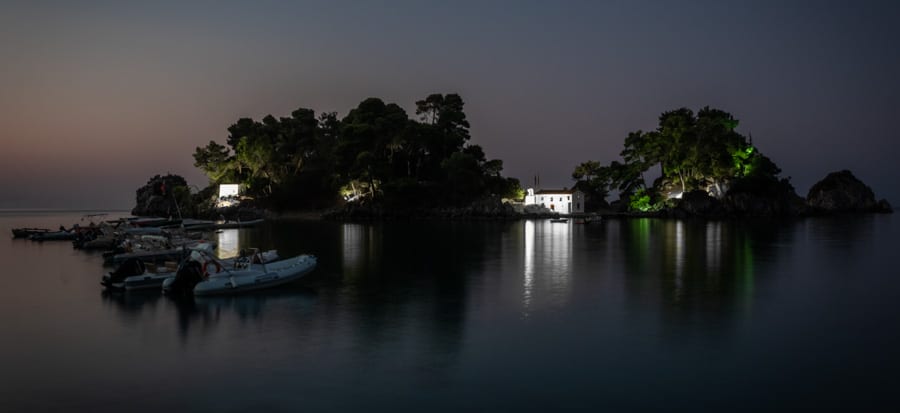  Panagia Chapel Parga photographed before sunrise - version 2 