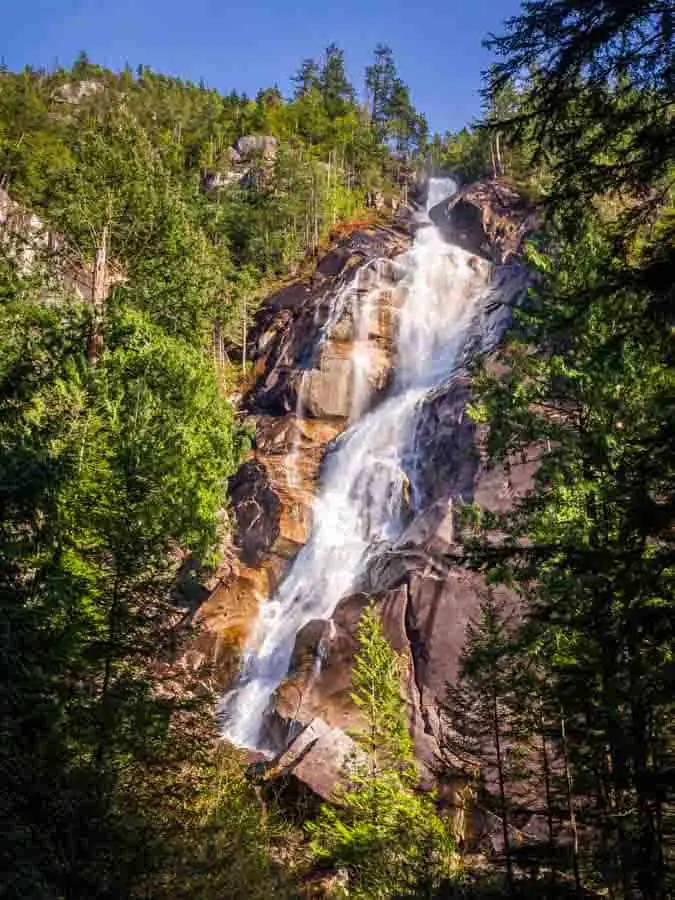 Shannon Falls. Whistler, British Columbia, Canada