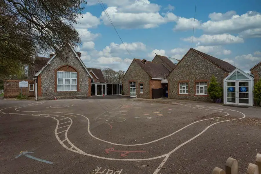  Photo of a refurbished school in Hampshire - with a shiny new sky! 