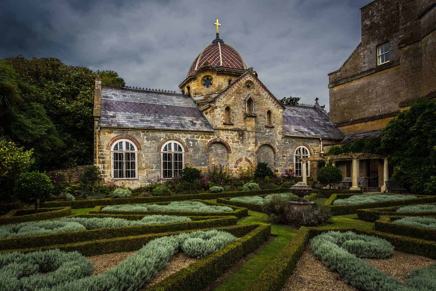  Chideock Manor Library - architectural photography in Dorset 