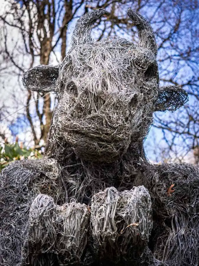  Sculpture in the Van Dusen Botanical Gardens 