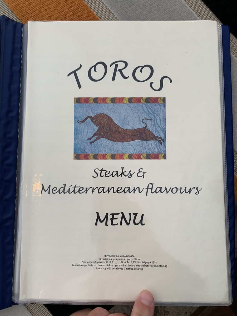  Toros Steaks and Mediterranean Flavours 