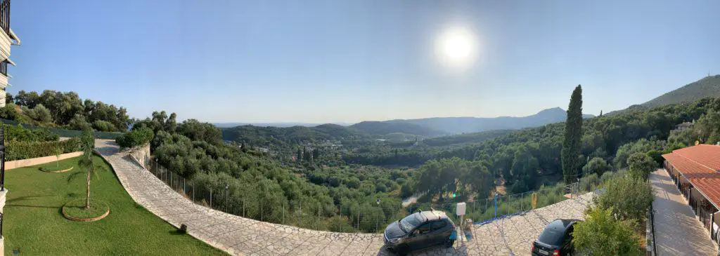 View from my balcony in Parga