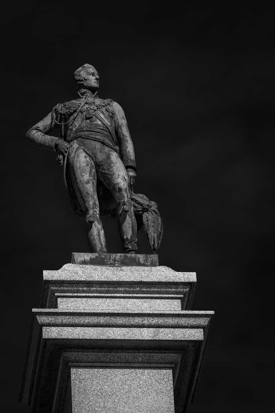  Wellington Memorial - black and white architecture photography in Hampshire by Rick McEvoy 