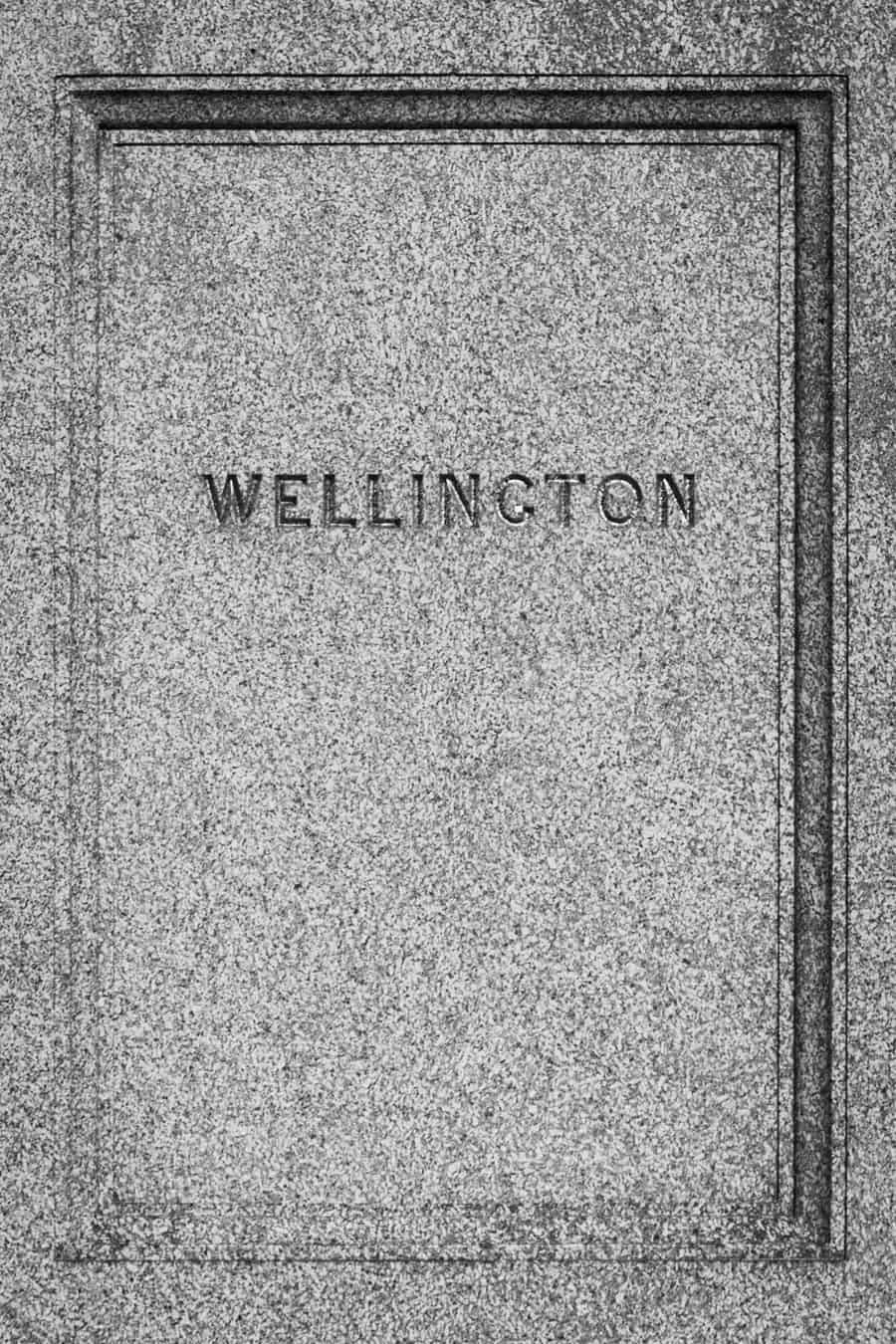 Wellington Memorial - black and white architecture photographer in Hampshire by Rick McEvoy 