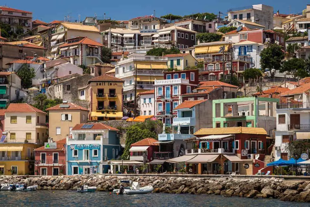 The buildings of Parga, Greece by Travel Photographer Rick McEvo