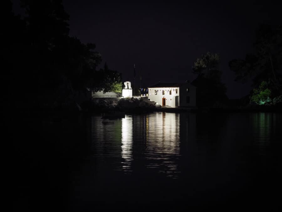 Photo of Panagia Church at night 001
