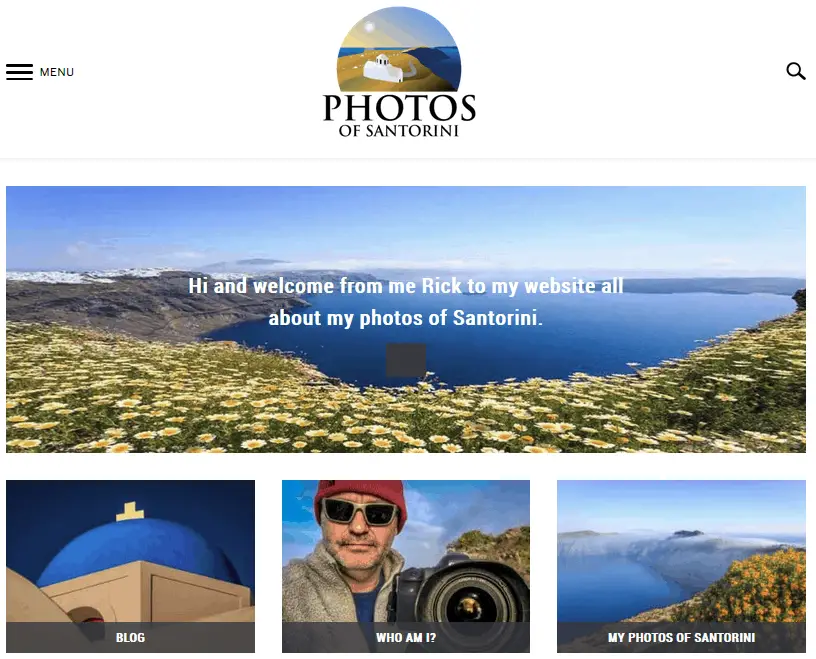 Photos of Santorini by Rick McEvoy